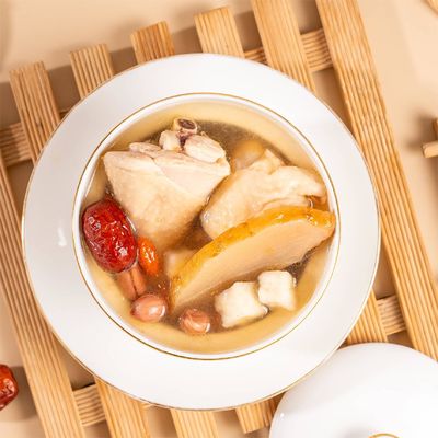주문 정통 중국식 허브 치킨 수프와 가스트로디아 건강과 활력을 위한 회복성 있는 양념 현대 생활 방식의 전통적인 슈퍼푸드 온라인 제조