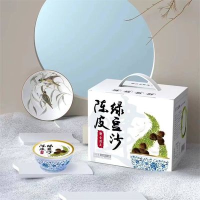 좋은 가격 칸토니안 첸피 녹색 콩 파스타 디저트 선물 상자 168g 온라인으로